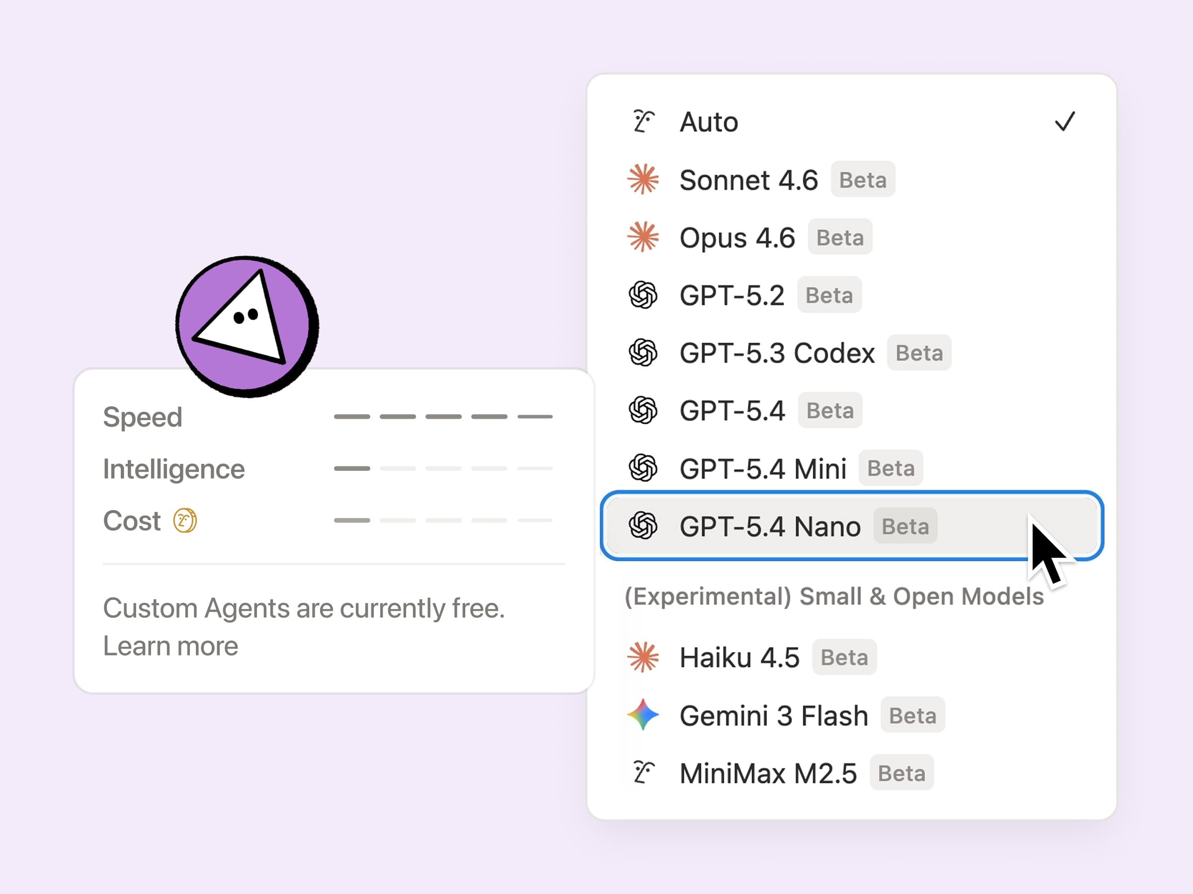 New Custom Agent upgrades: efficiency, transparency, context