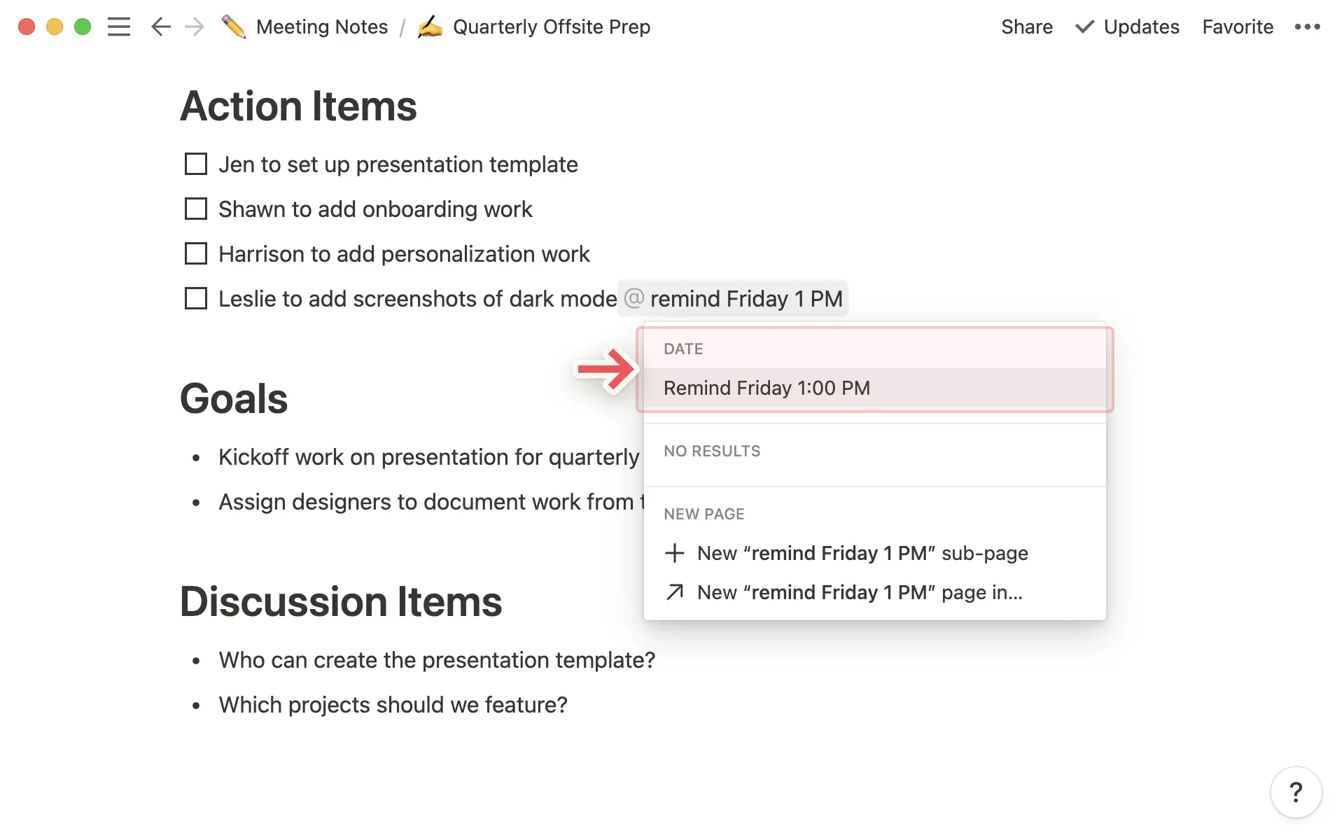 Pengingat - tambahkan pengingat