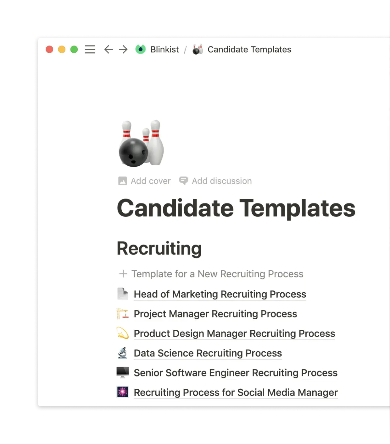 Blinkist - candidate documents