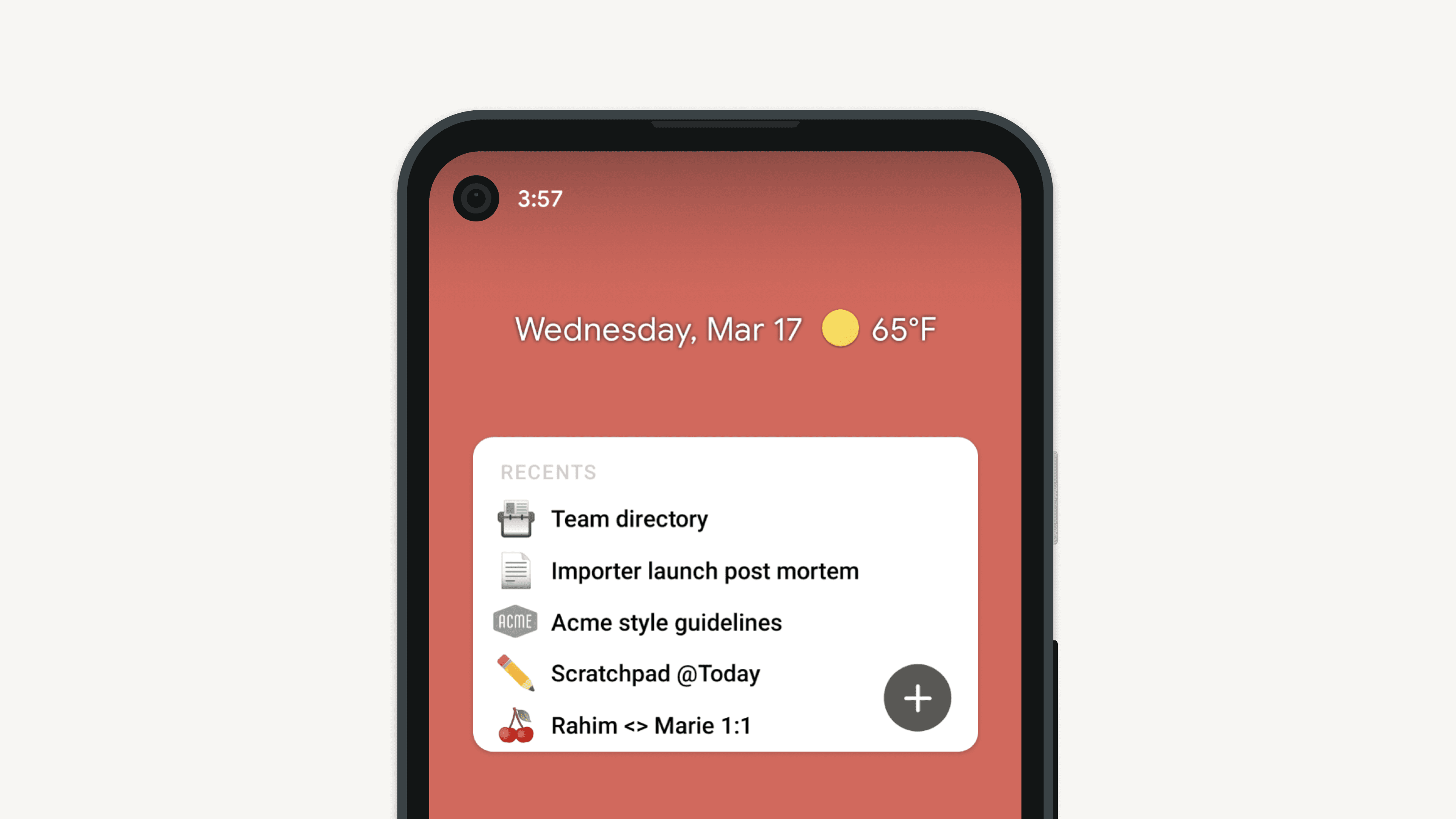 Widgets para teléfonos móviles - banner